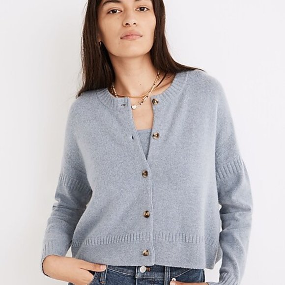 Madewell Sweaters - Madewell Clemence Cropped Cardigan Sweater Size Small